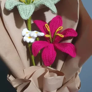 Double Crochet Lily Bouquet
