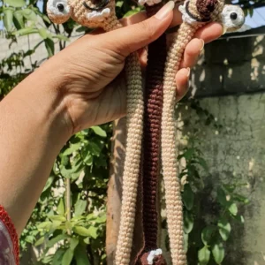 Sud log neck bag charms