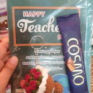 Teachers Day Crochet Gift