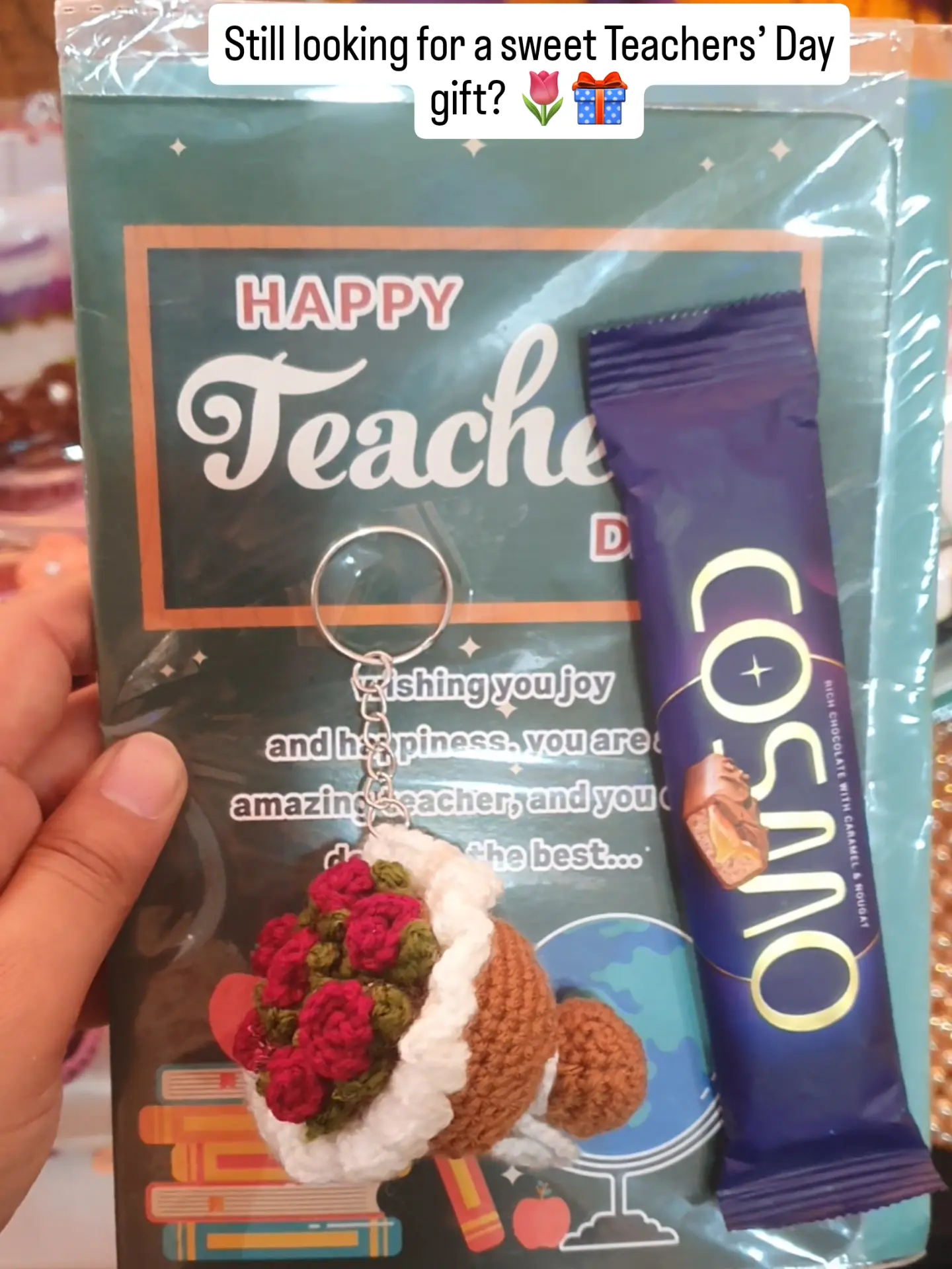 Teachers Day Crochet Gift